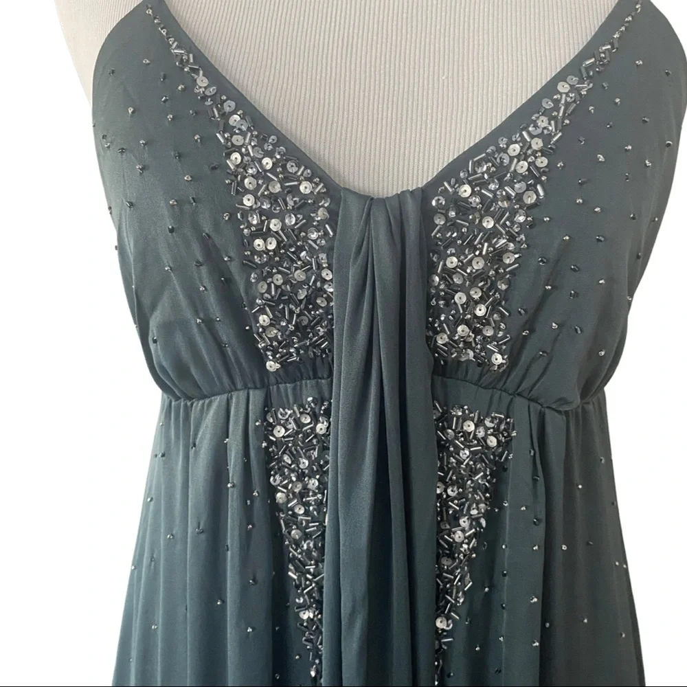 Banana Republic Navy Blue Formal Maxi Dress - Picture 3 of 14